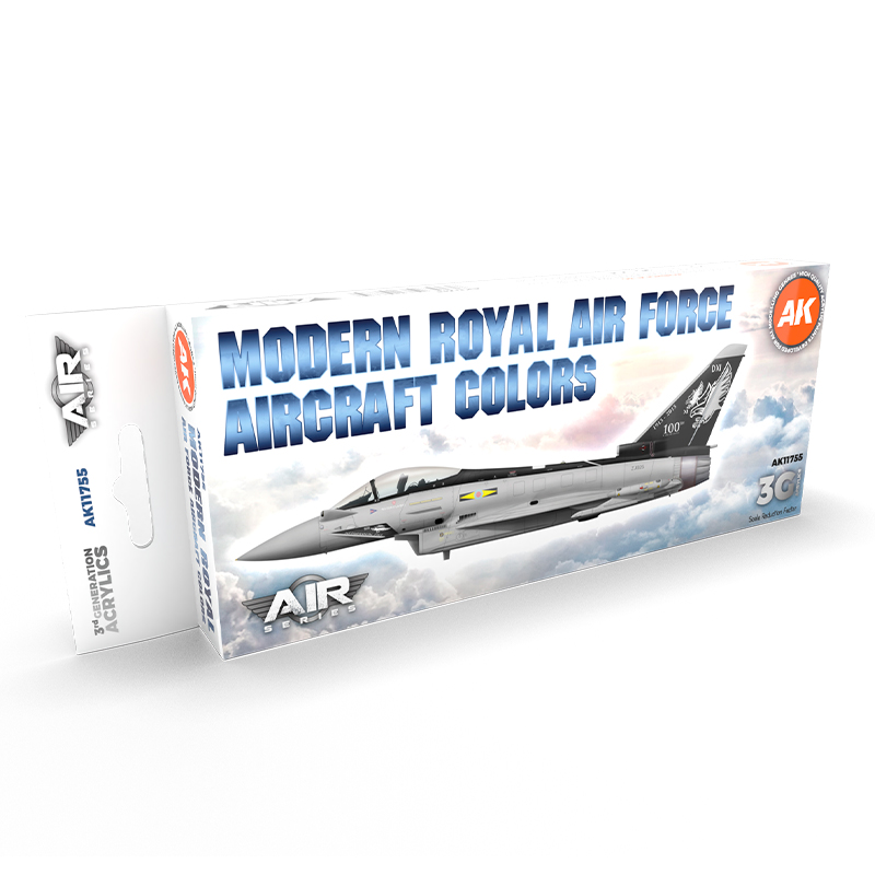 Set Colores de Aeronaves Modernas de la Royal Air / Aire Force – 3GEN Pintura Acrilica