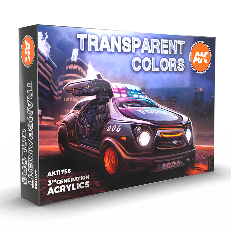 Set de Colores Transparentes – 3GEN Pintura Acrilica
