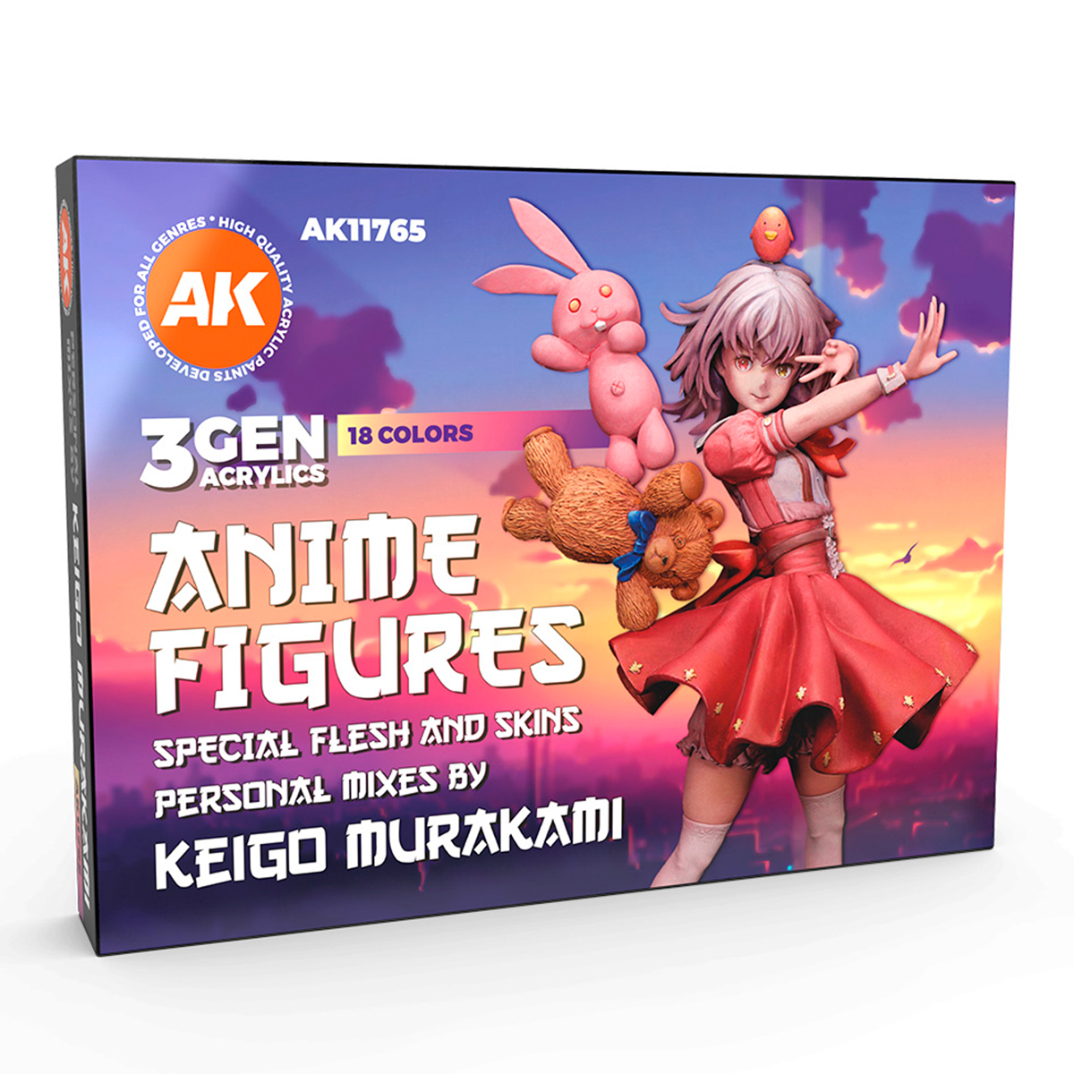 Set de Autor – Keigo Murakami Mezcla Personal – Anime Figuras Set Pintura – 3GEN Pintura Acrilica
