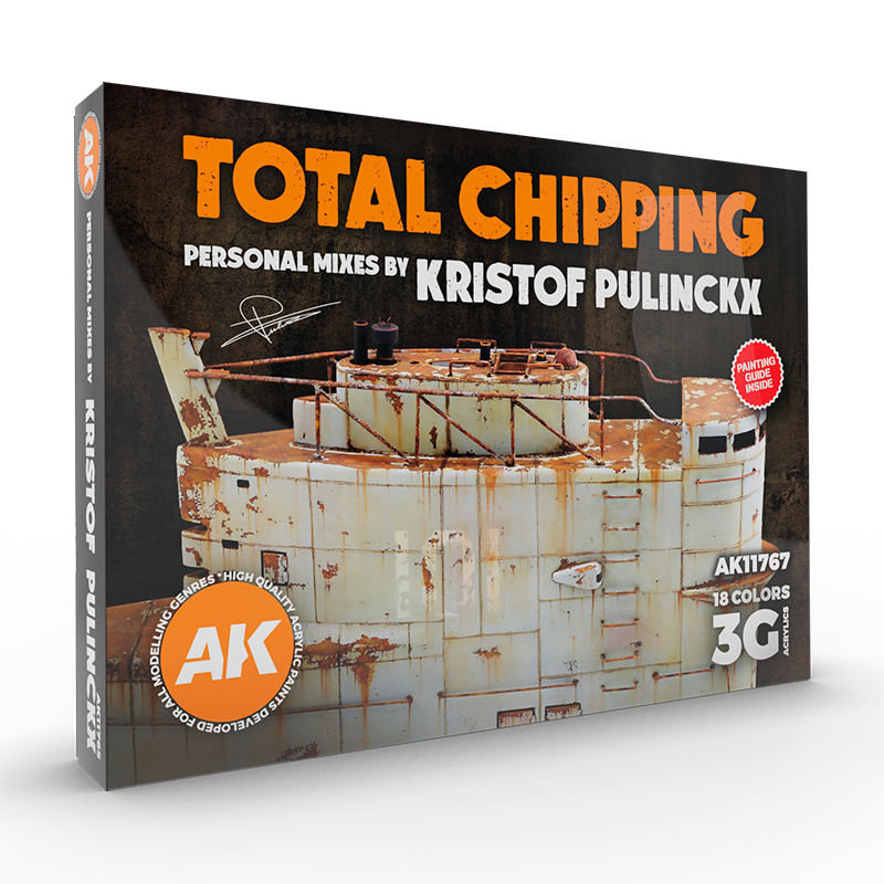 Set de Autor – Kristof Pulinckx Set – Set para Desconchones y Desgastes – 3GEN Pintura Acrilica