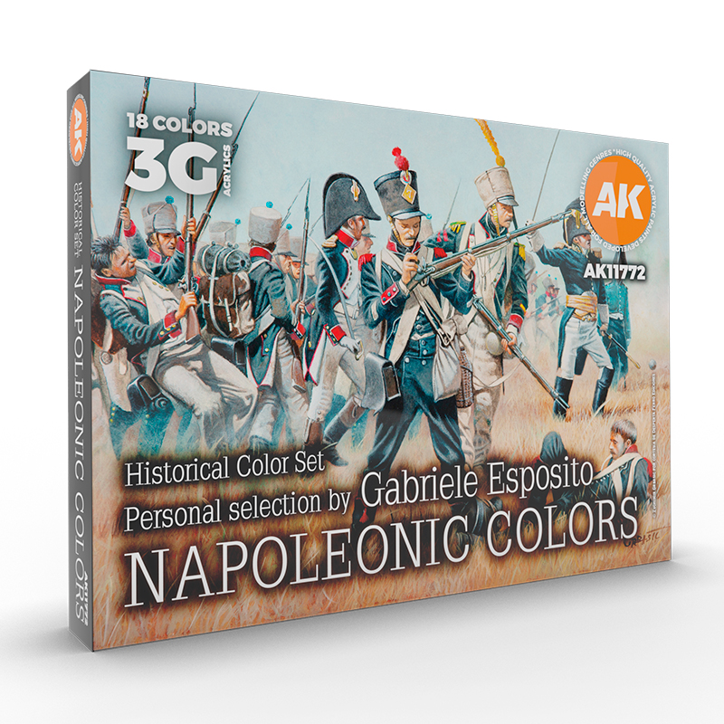Set de Autor – Set de Colores Historico – Colores Napoleónicos por Gabriele Esposito – 3GEN Pintura Acrilica
