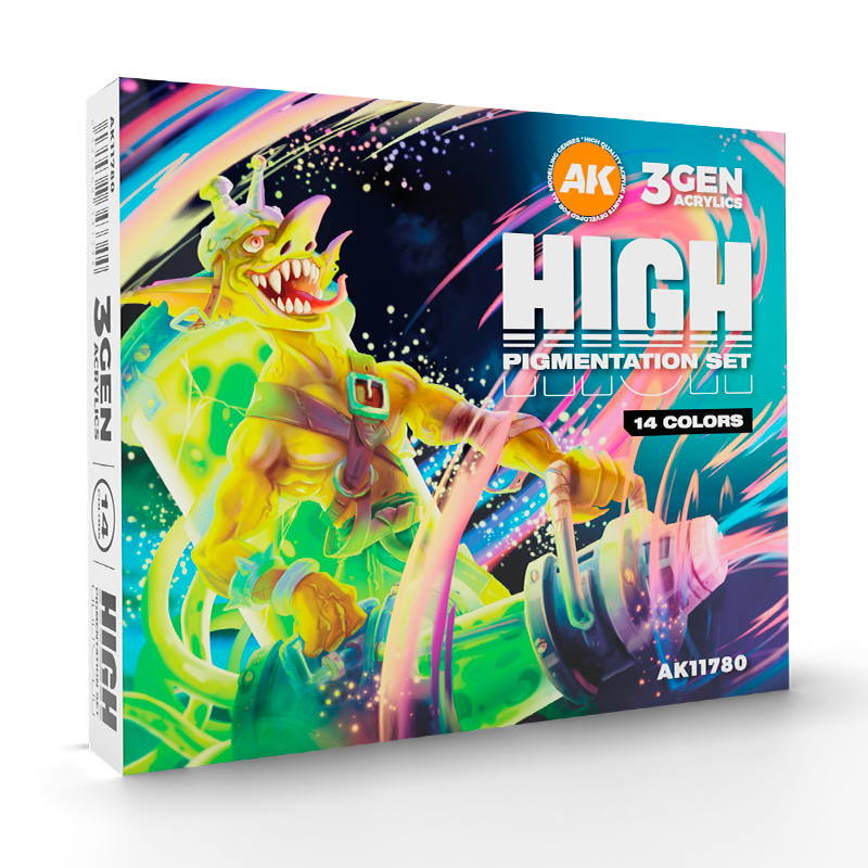Set de Alta Pigmentación – 14 Colores – 3GEN Pintura Acrilica