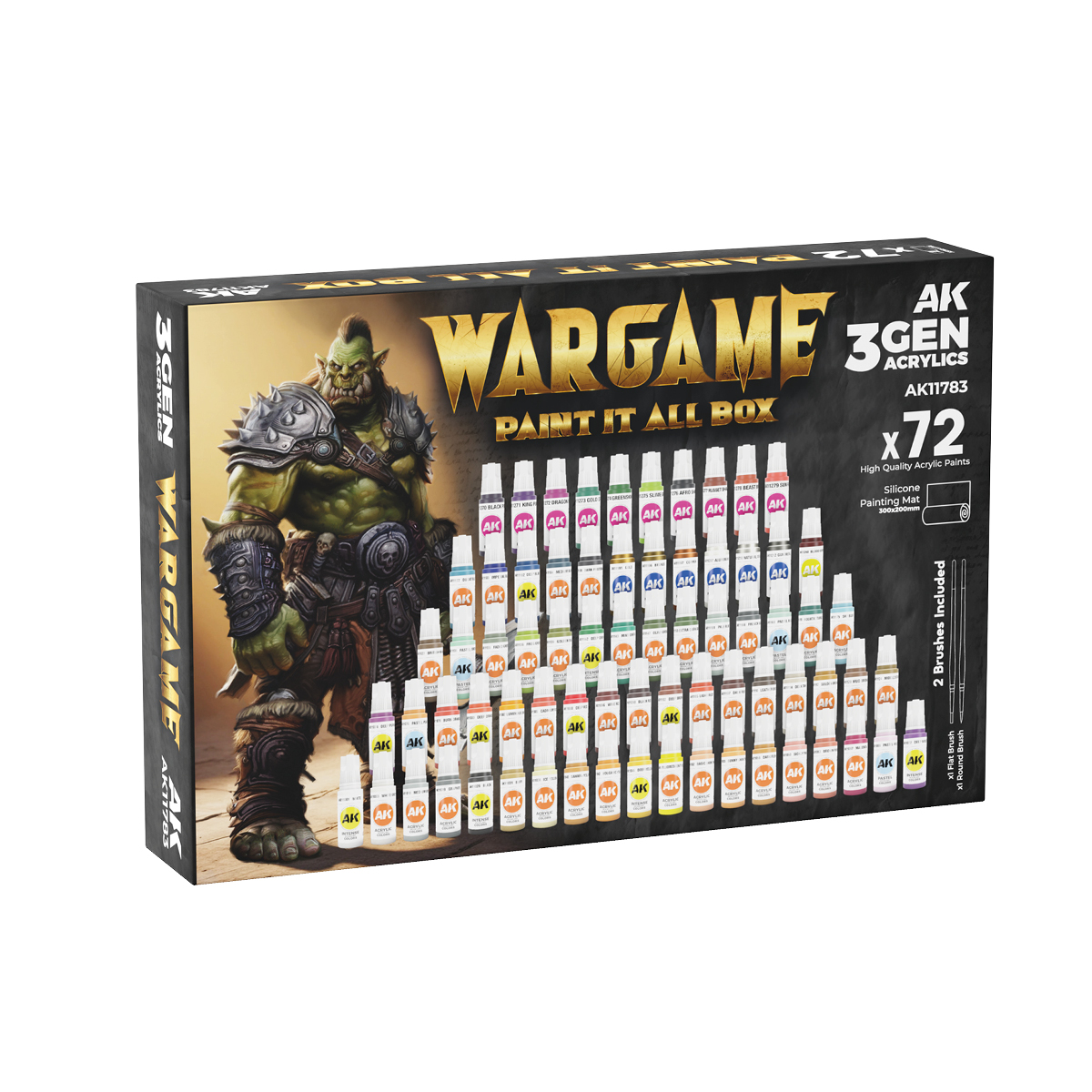 Set – Wargame Paint It All Box x72 – 3GEN Pintura Acrilica