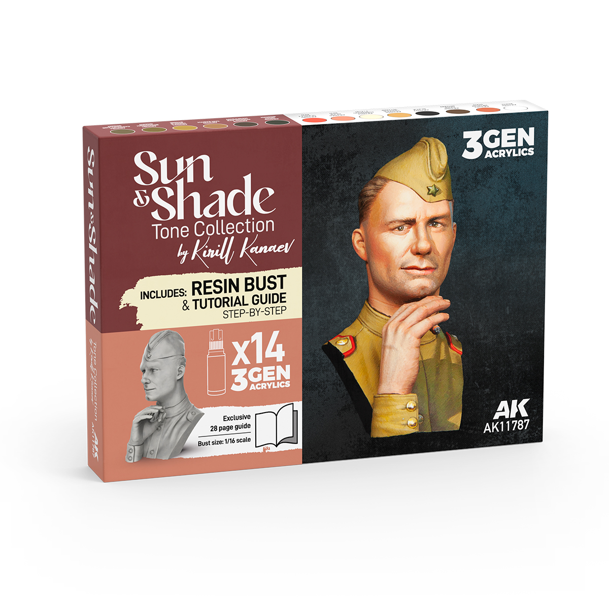 Set – Colección Tonos Luz y Sombra por Kirill Kanaev – 3GEN Pintura Acrilica