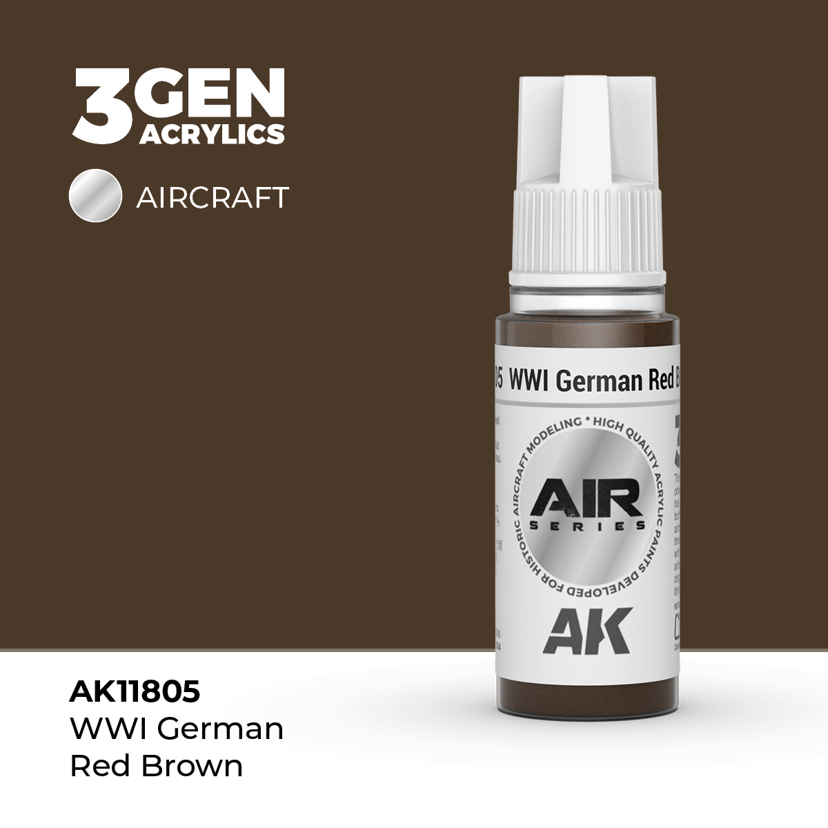 Marrón Rojizo Alemán 1GM – Air / Aire – 3GEN Pintura Acrilica