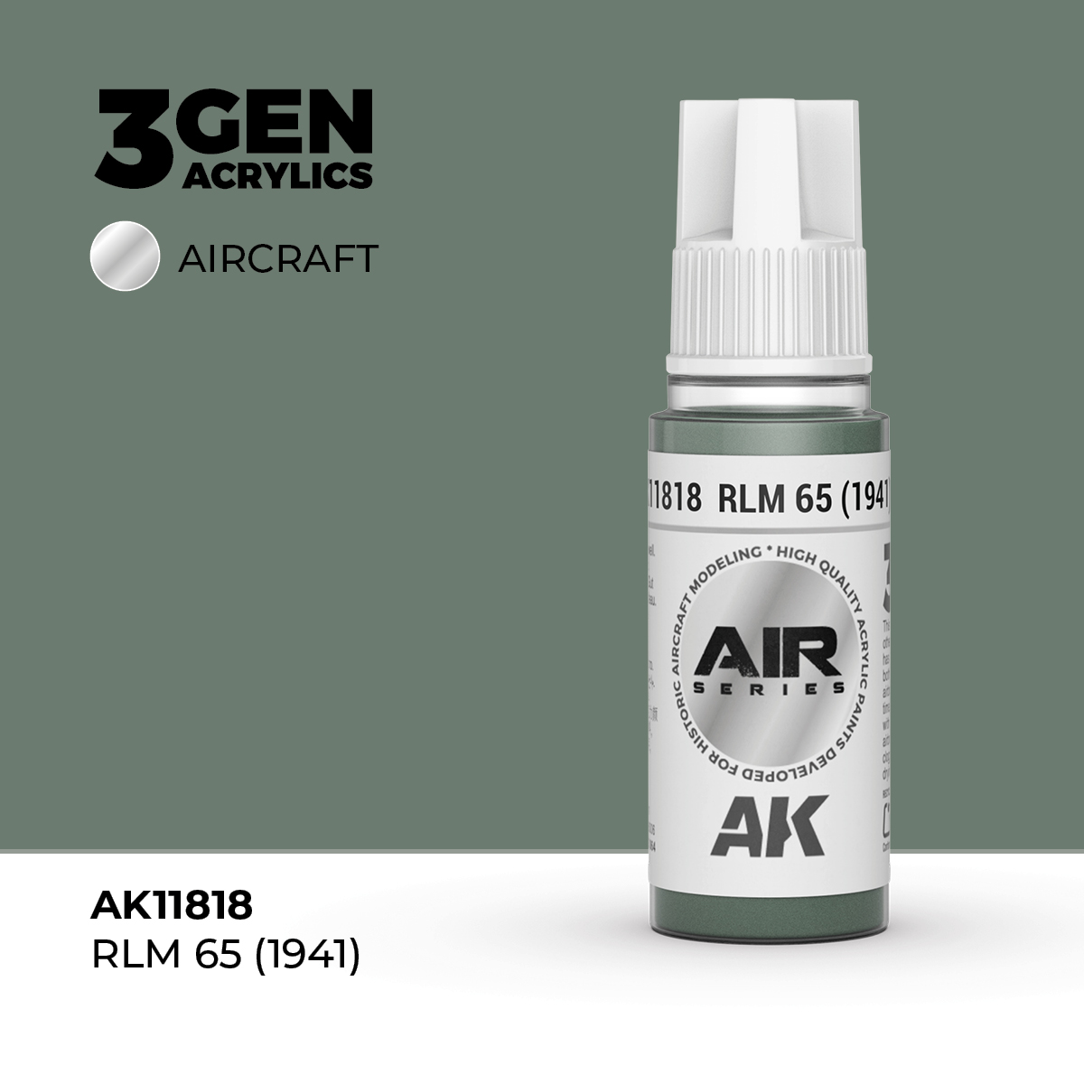 RLM 65 (1941) – Air / Aire – 3GEN Pintura Acrilica