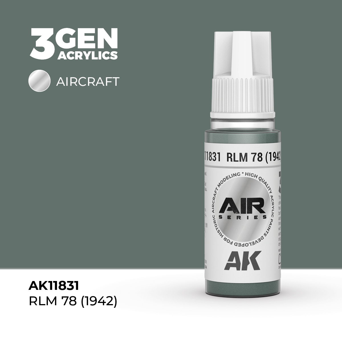 RLM 78 (1942) – Air / Aire – 3GEN Pintura Acrilica