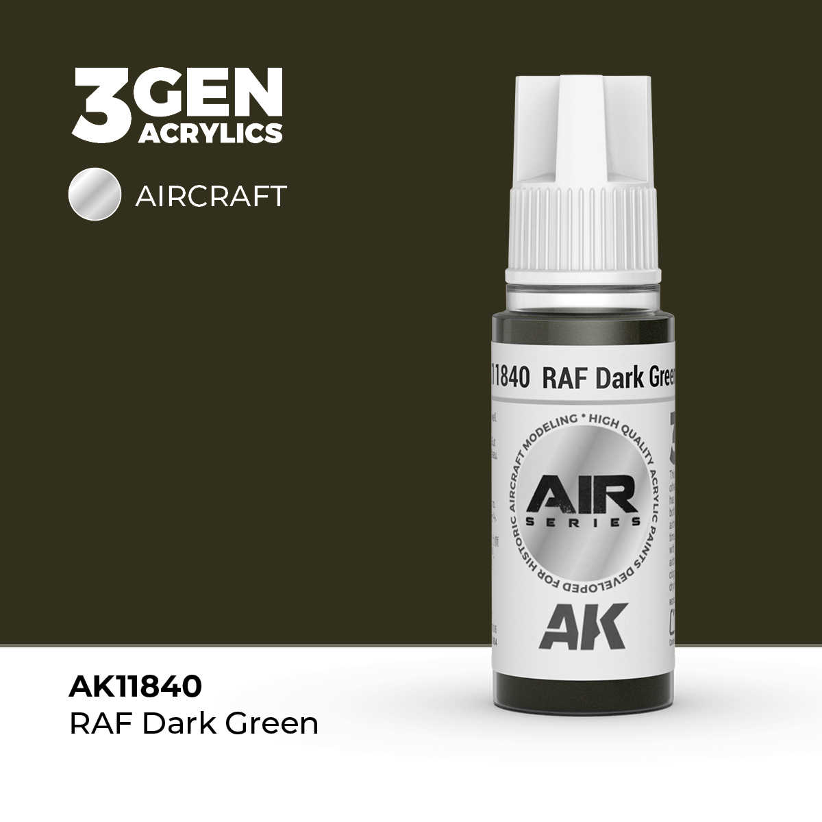 Verde Oscuro RAF – Air / Aire – 3GEN Pintura Acrilica