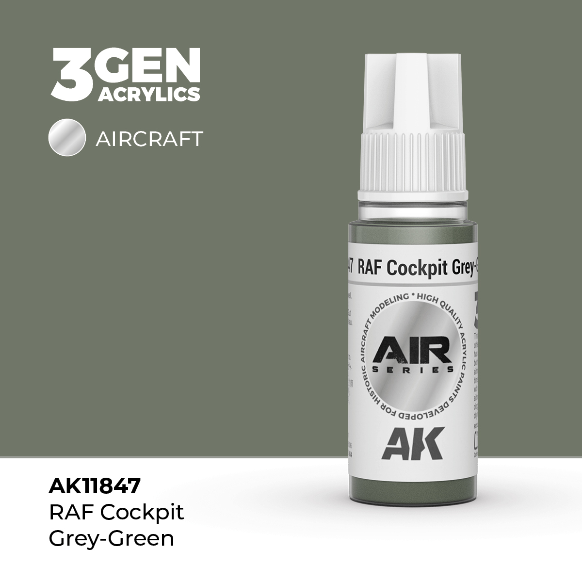 Gris-Verde de Cabina RAF – Air / Aire – 3GEN Pintura Acrilica