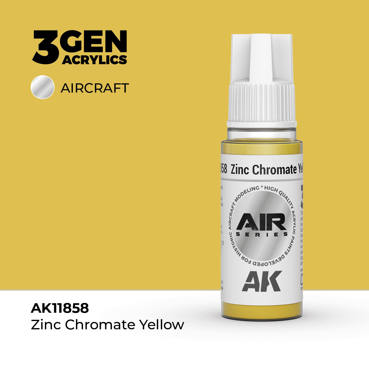 Amarillo Zinc Cromado – Air / Aire – 3GEN Pintura Acrilica