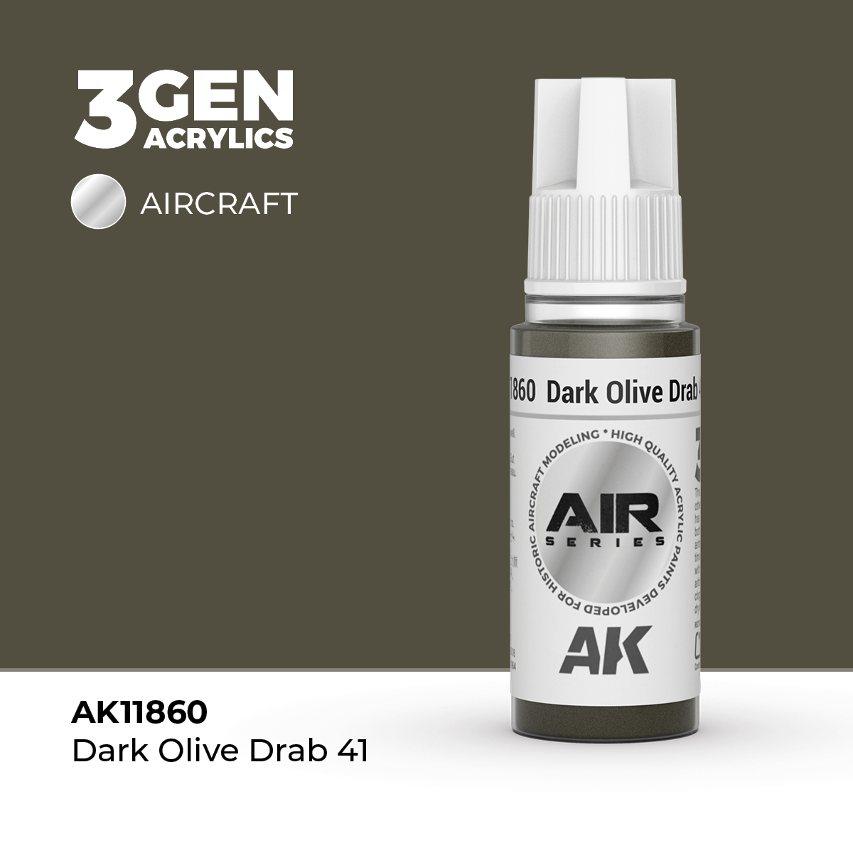 Gris Oliva Oscuro 41 – Air / Aire – 3GEN Pintura Acrilica
