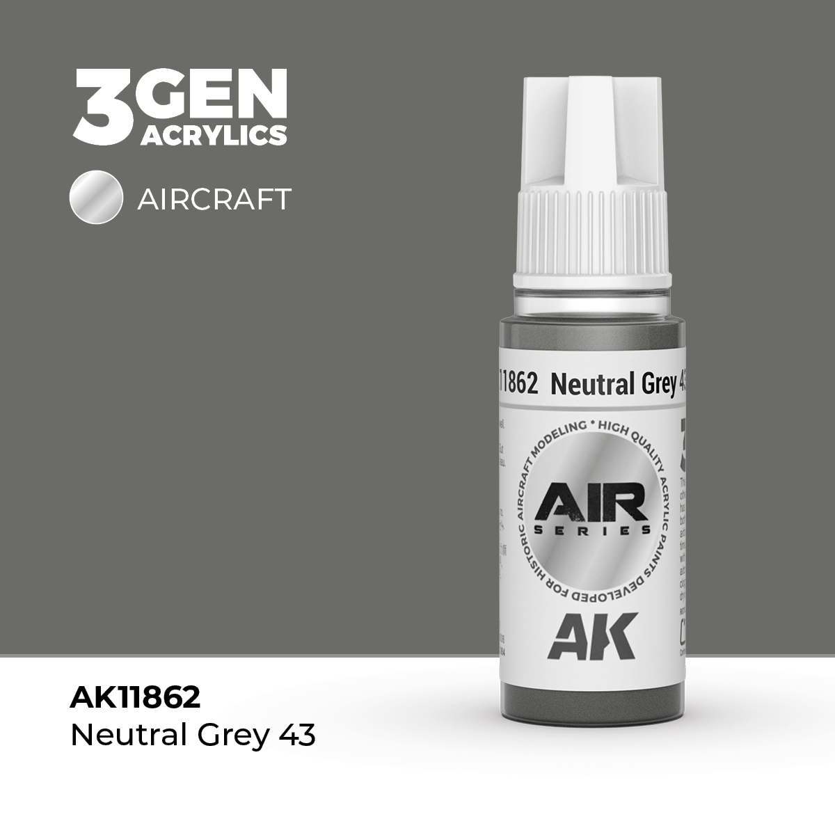 Gris Neutro 43 – Air / Aire – 3GEN Pintura Acrilica