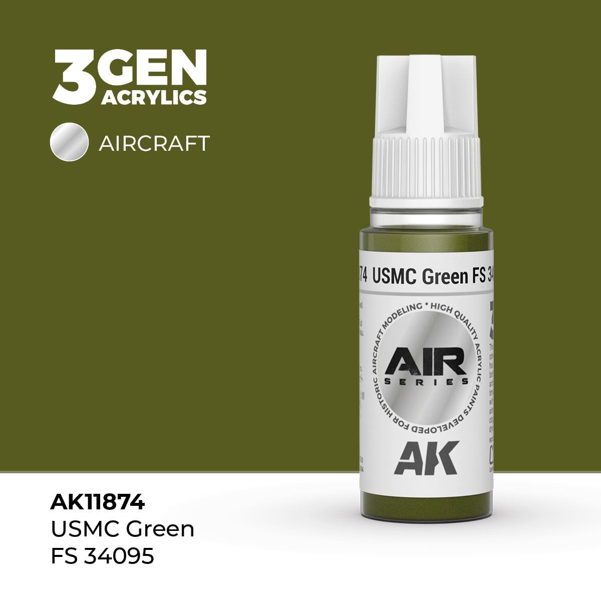 Verde USMC FS 34095 – Air / Aire – 3GEN Pintura Acrilica