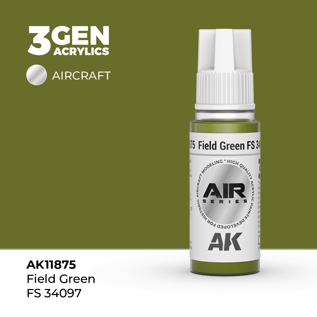 Verde Campo FS 34097 – Air / Aire – 3GEN Pintura Acrilica