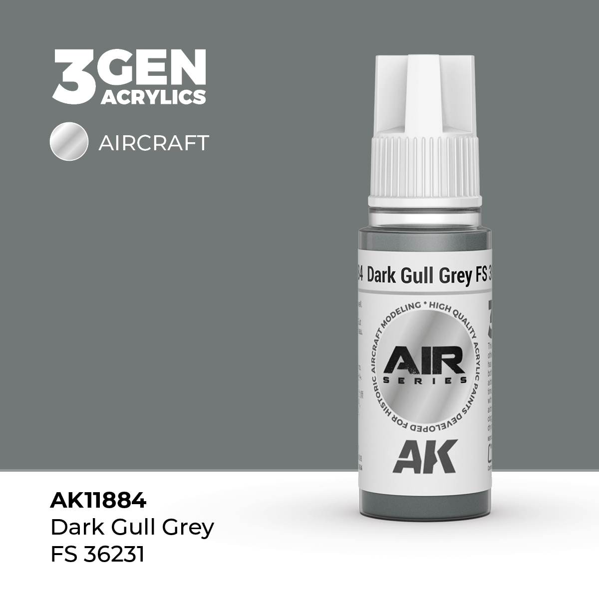 Gris Gaviota Oscuro FS 36231 – Air / Aire – 3GEN Pintura Acrilica