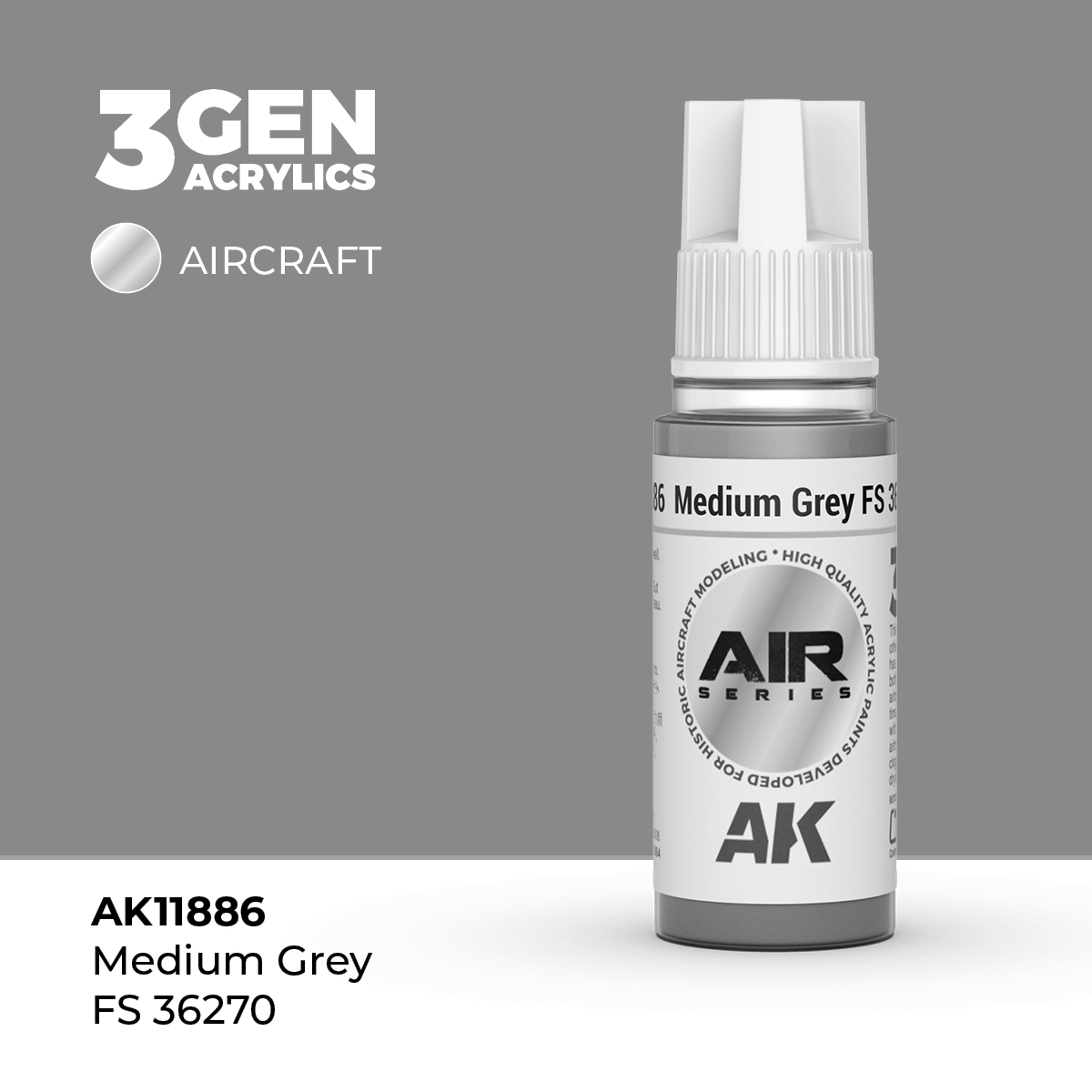 Gris Medio FS 36270 – Air / Aire – 3GEN Pintura Acrilica