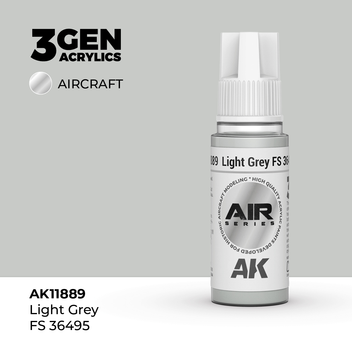 Gris Claro FS 36495 – Air / Aire – 3GEN Pintura Acrilica