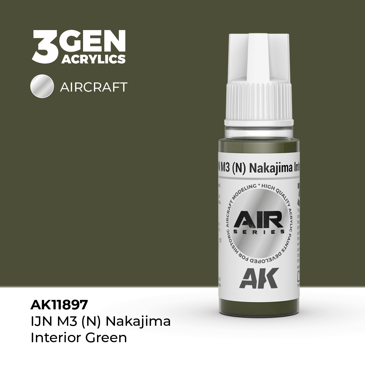 IJN M3 (N) Verde Interior Nakajima – Air / Aire – 3GEN Pintura Acrilica