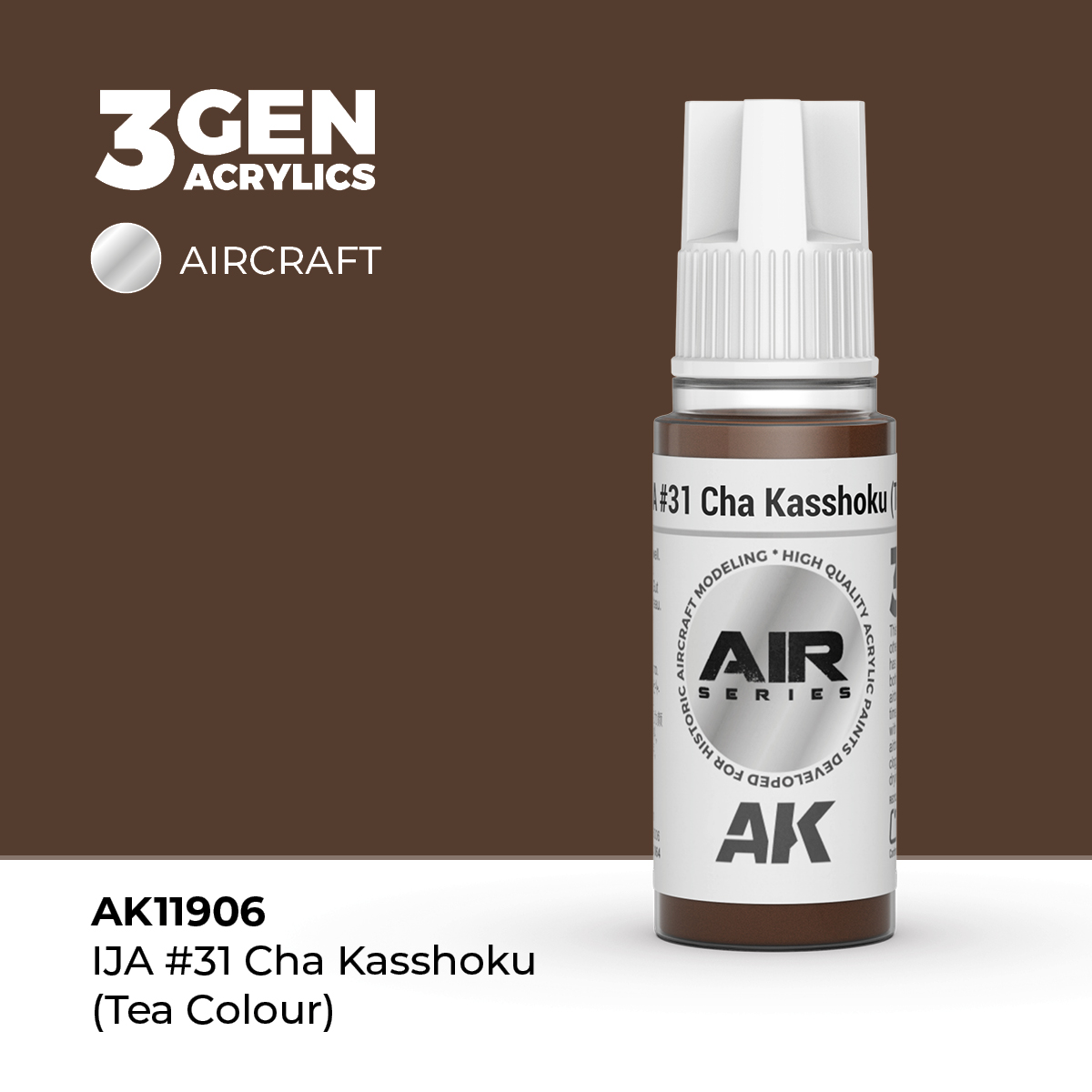 IJA #31 Cha Kasshoku (Color Té) – Air / Aire – 3GEN Pintura Acrilica