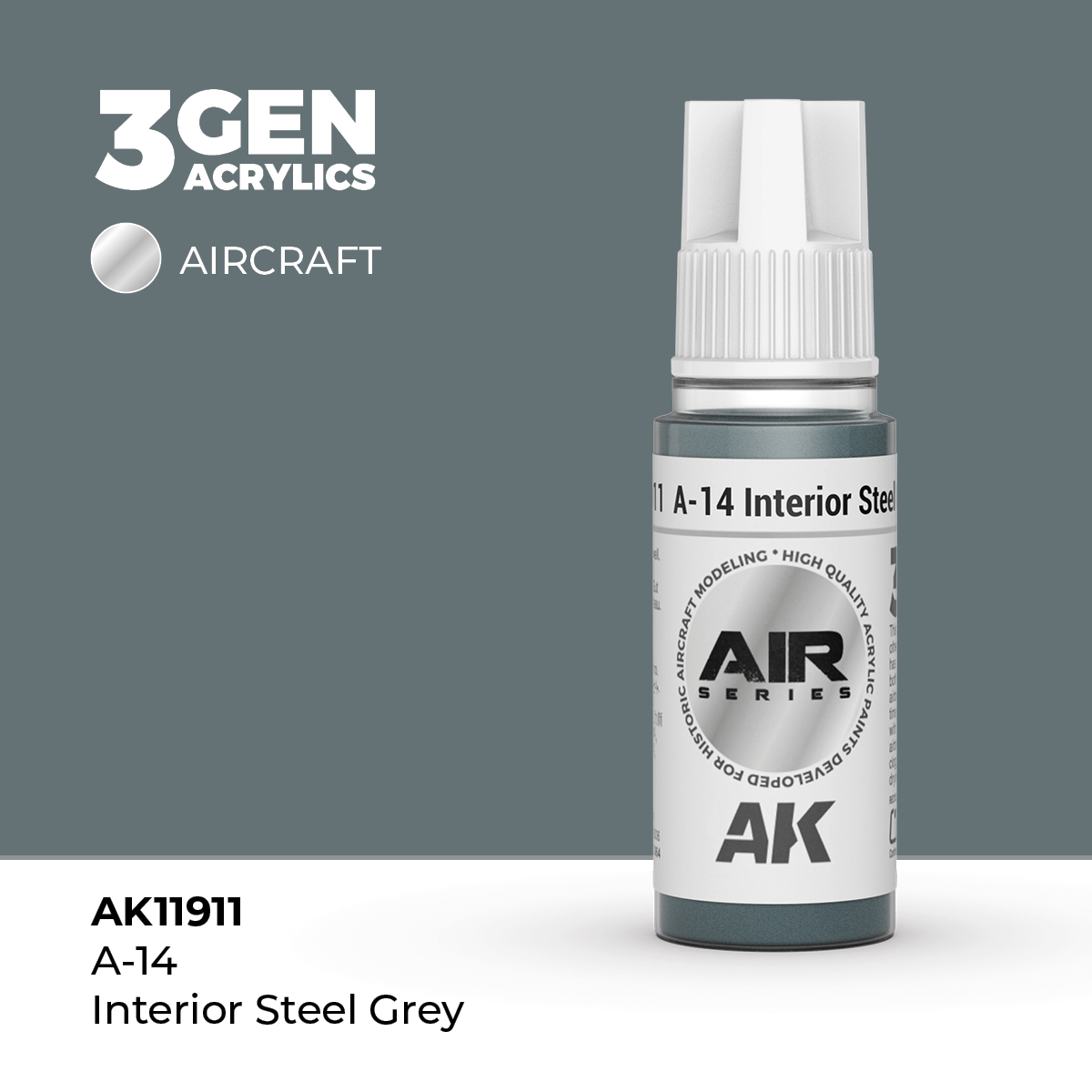 A-14 Gris Acero Interior – Air / Aire – 3GEN Pintura Acrilica