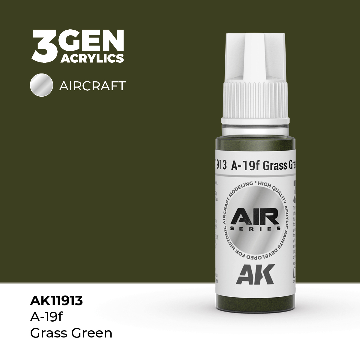 A-19F Verde Hierba – Air / Aire – 3GEN Pintura Acrilica