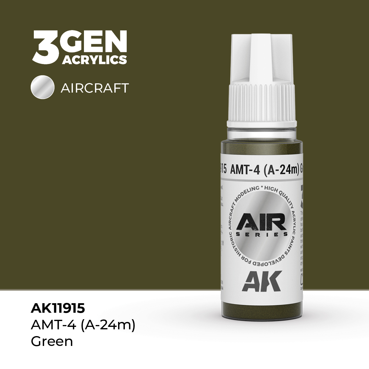 AMT-4 (a-24M) Verde – Air / Aire – 3GEN Pintura Acrilica