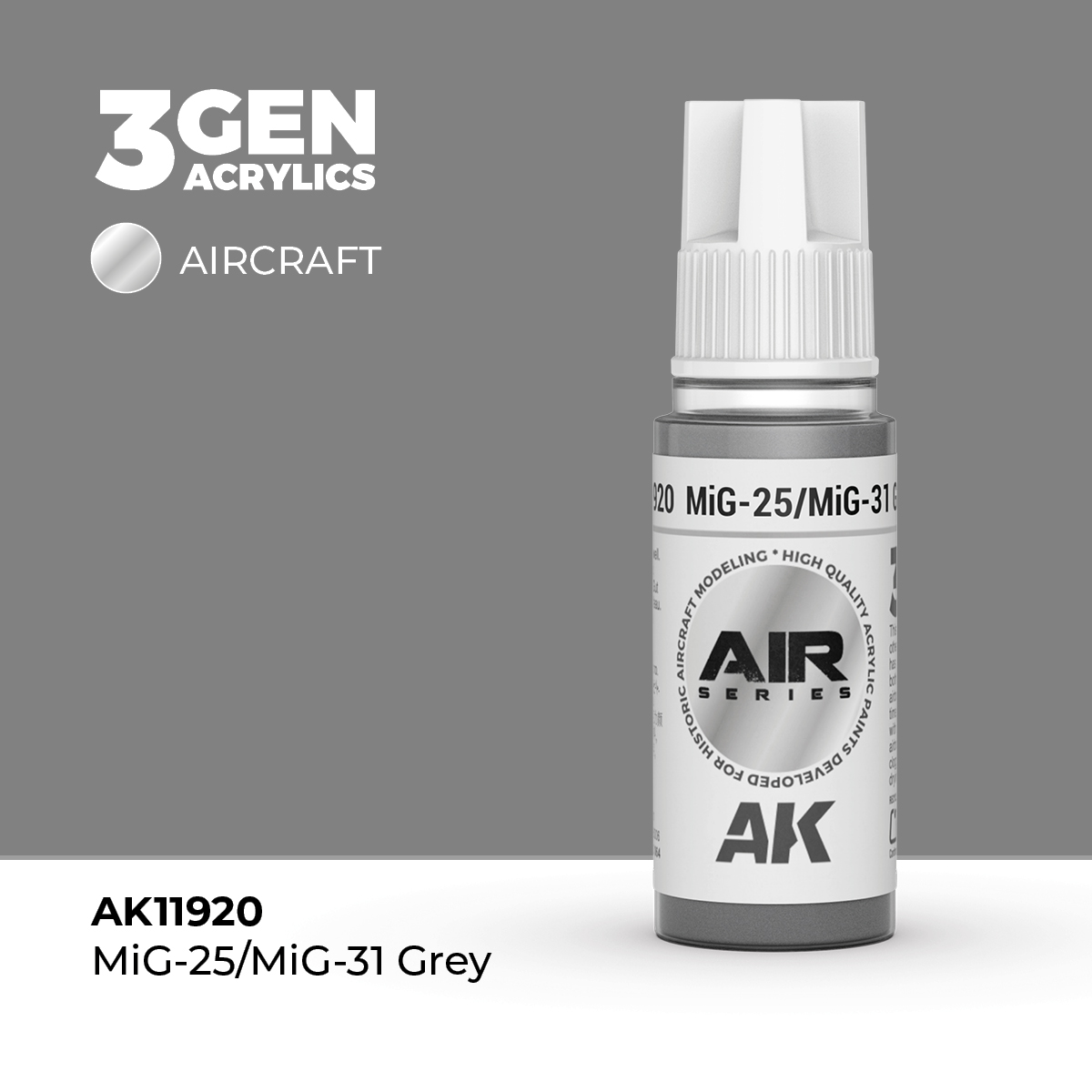 Gris MIG-25/MIG-31 – Air / Aire – 3GEN Pintura Acrilica