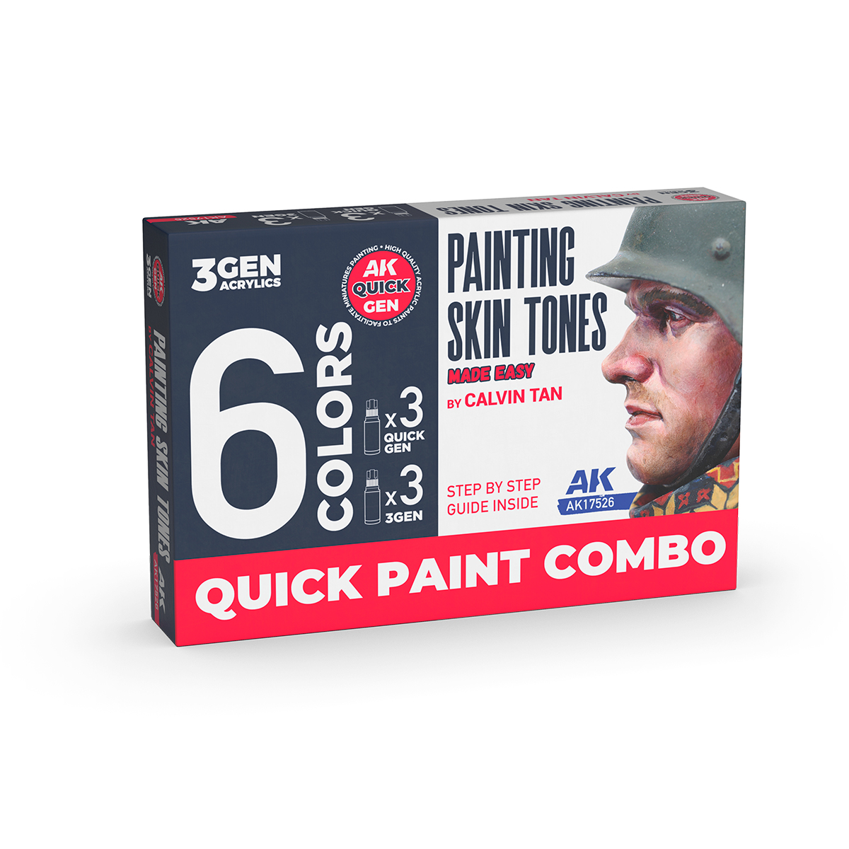 Set – Pintado Tonos de Piel – Fácil – por Calvin Tan – 3GEN Pintura Acrilica