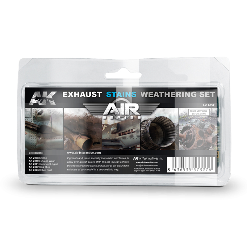 Set de Weathering para Manchas de Escapes (Serie Air)