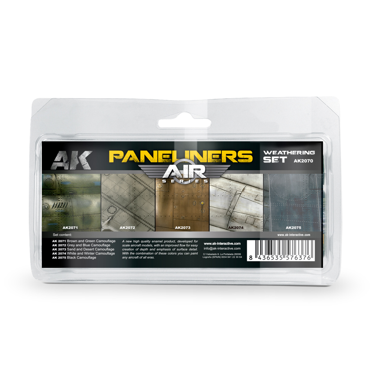 Set Combinado de Paneladores Serie Air para Efectos de Weathering