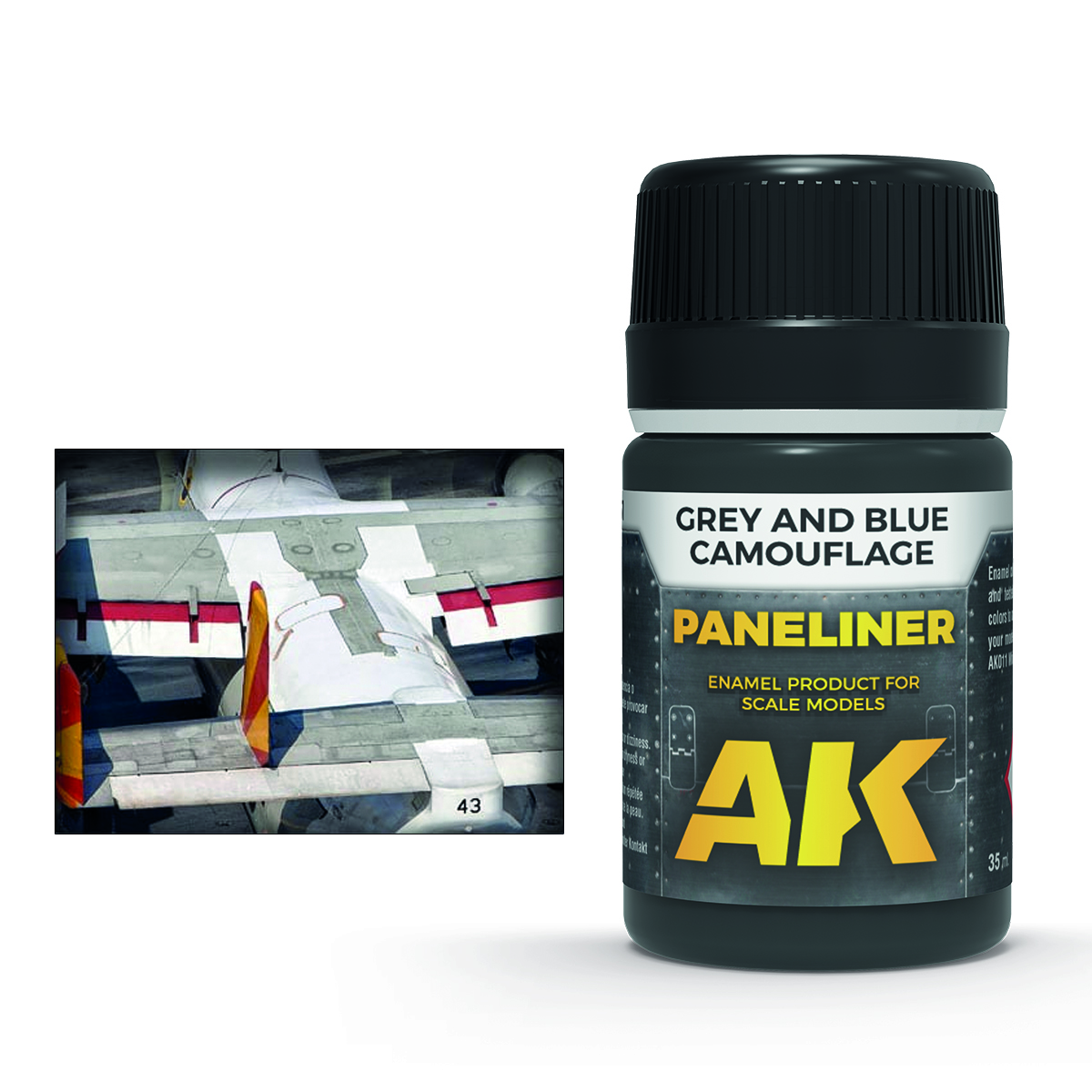Panelador para Camuflaje Gris y Azul