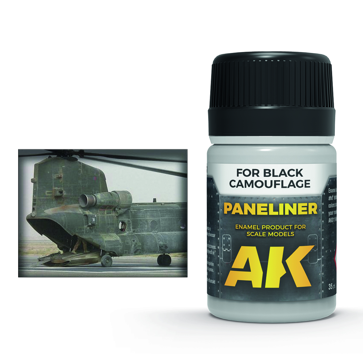 Panelador para Camuflaje Negro