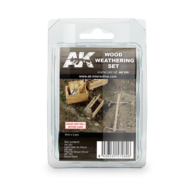 Set de Weathering para Madera