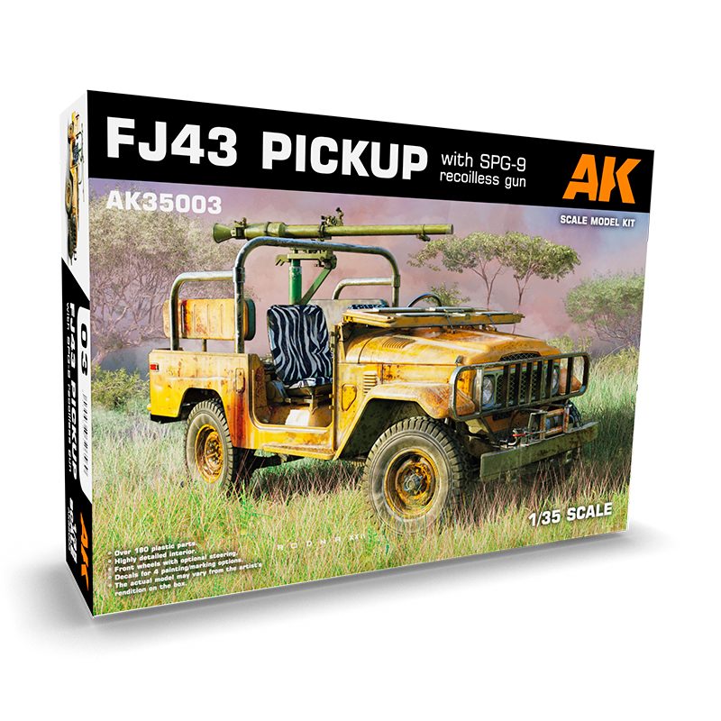 FJ43 Pickup with SPG-9 Recoilless Gun 1/35
