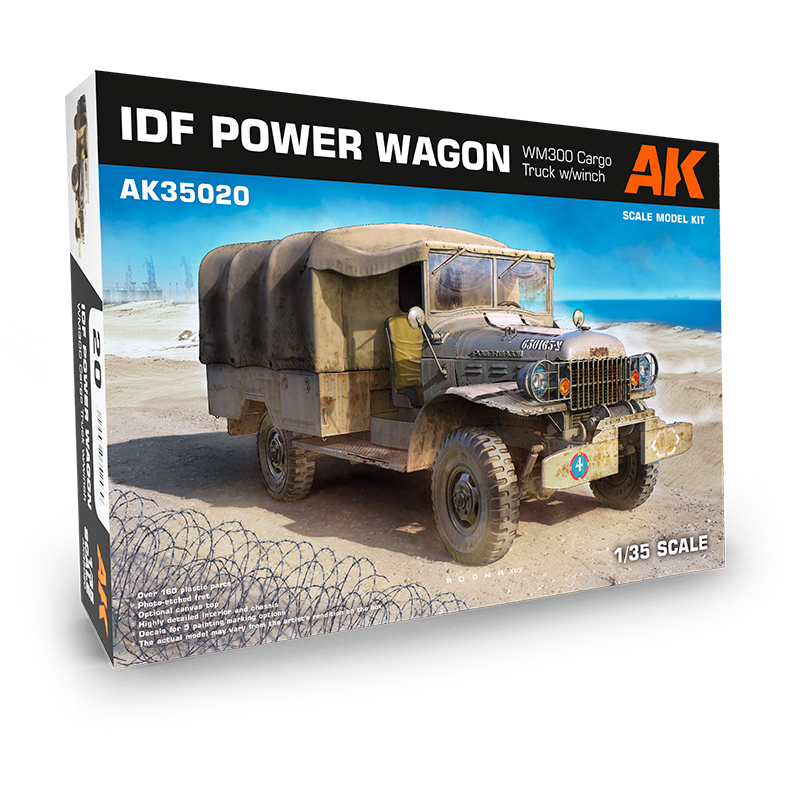 IDF Power Wagon WM300 Cargo Truck W/Winch 1/35