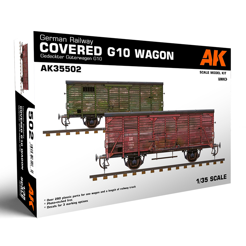 German Railway Covered G10 Wagon Gedeckter Güterwagen G10 1/35
