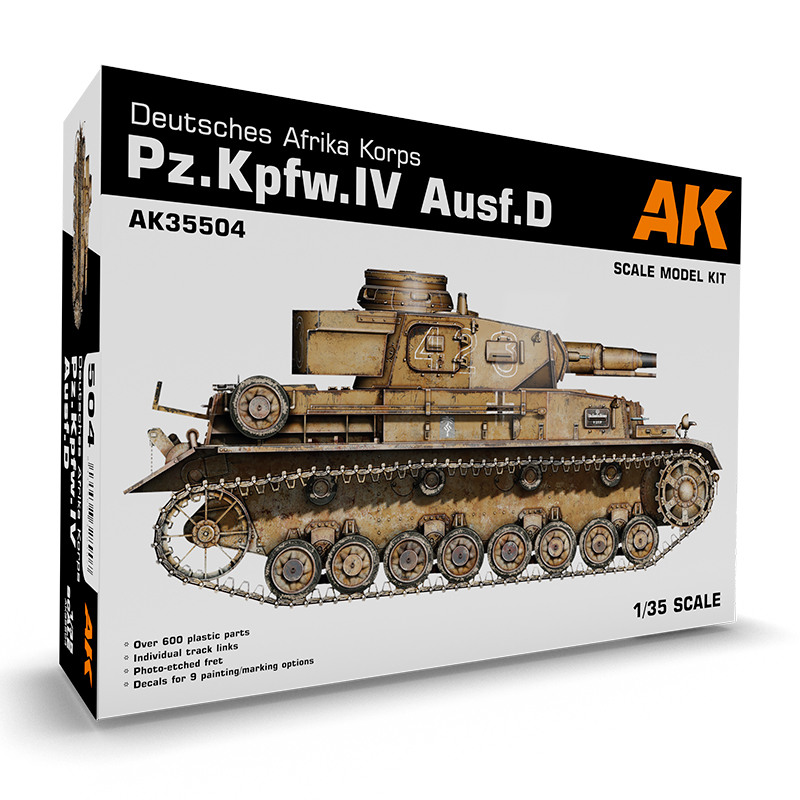 PZ.KPFW.IV AUSF.D Afrika Korps 1/35