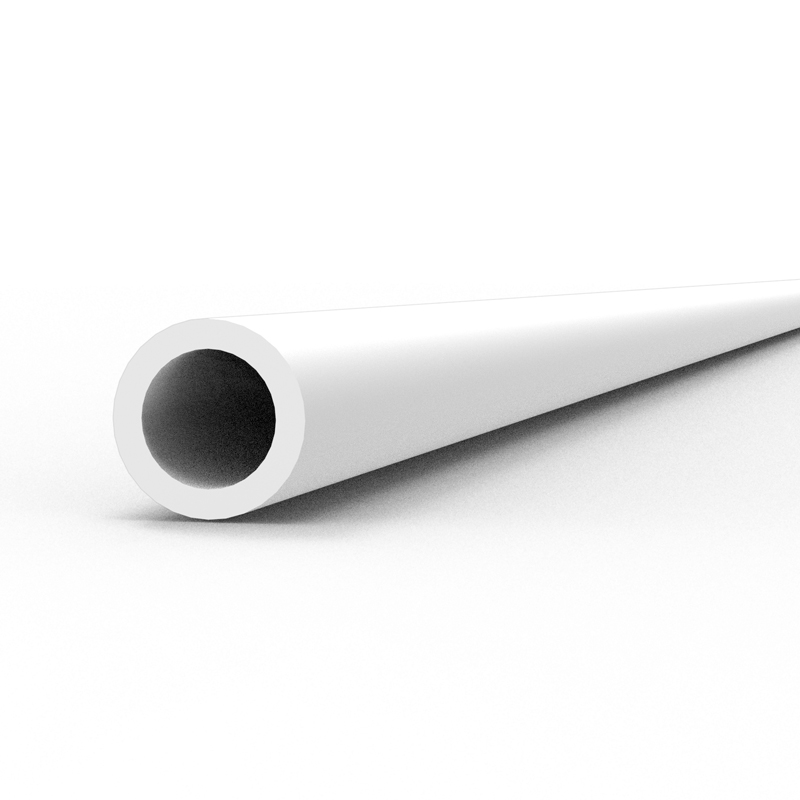 Tubo Hueco 2.00 Diámetro X 350mm – Tubo Hueco de Estireno – (6 Unidades)