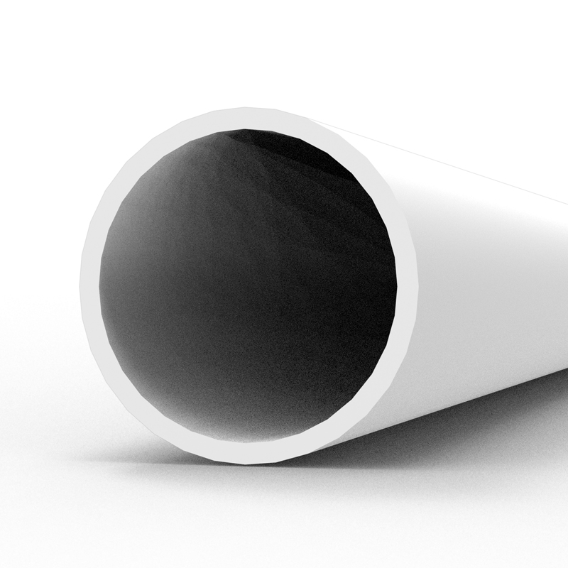 Tubo Hueco 5.00 Diámetro X 350mm – Tubo Hueco de Estireno – (4 Unidades)