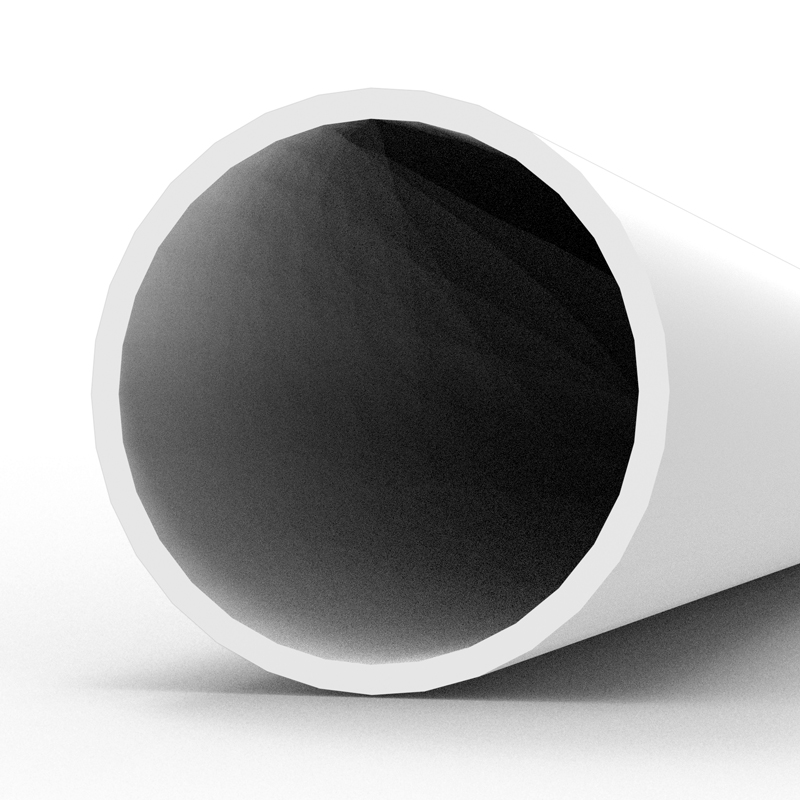 Tubo Hueco 6.00 Diámetro X 350mm – Tubo Hueco de Estireno – (3 Unidades)
