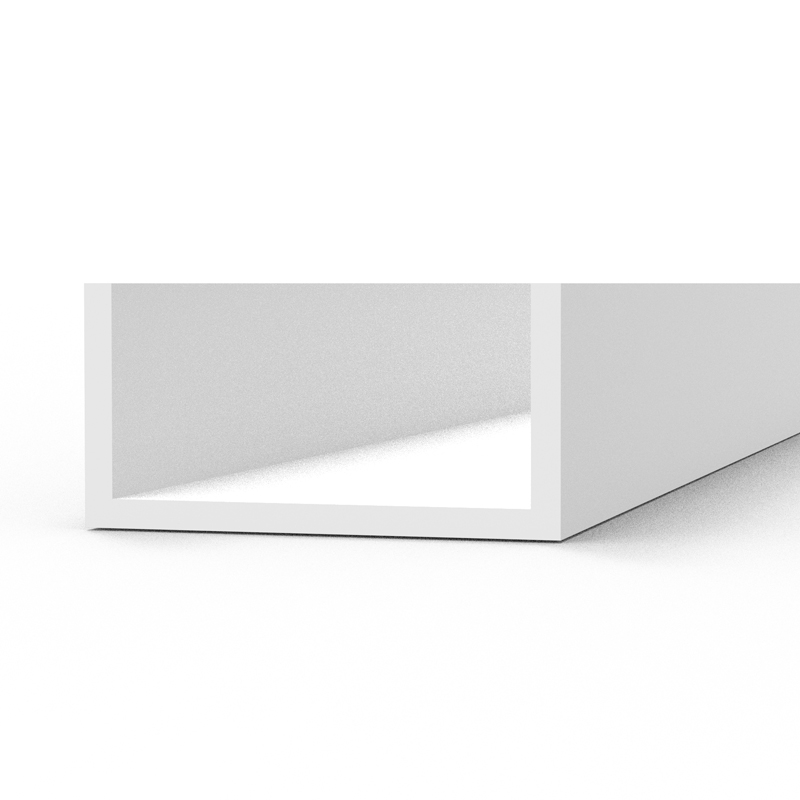 Canal u 5.0 Ancho X 350mm – Canal u de Estireno – (3 Unidades)