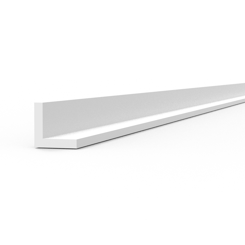 Ángulo 1.50 X 1.50 X 350mm – Ángulo de Estireno – (4 Unidades)