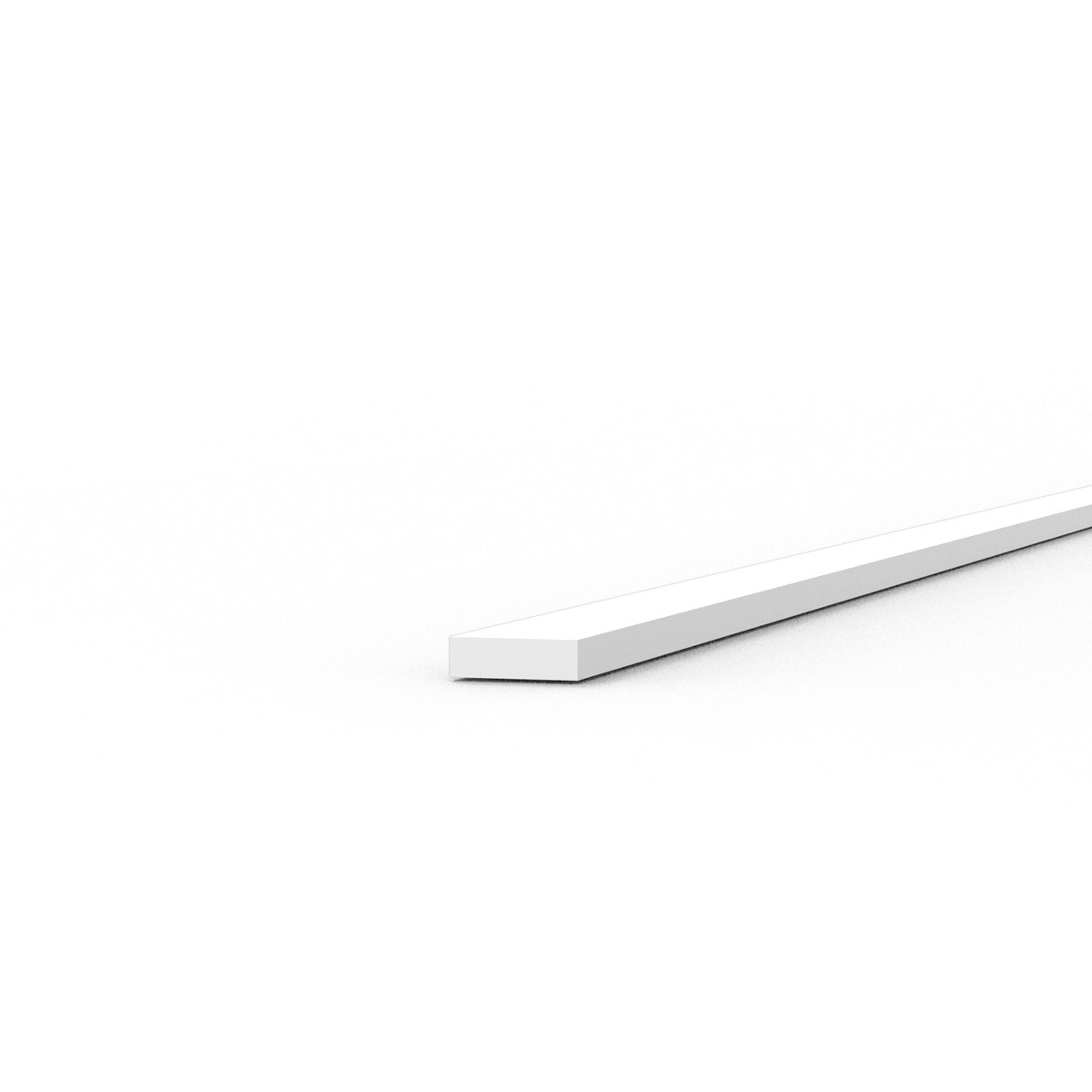 Tiras 0,25 × 1,00 × 350 mm – Tira de Abs – 10 Unidades por Bolsa