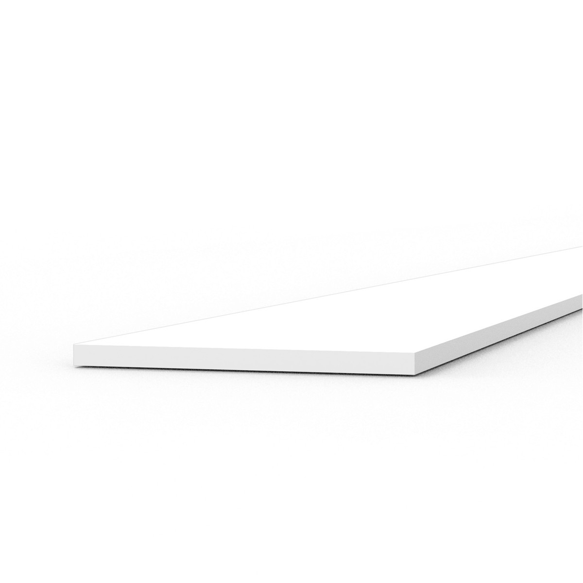 Tiras 0,25 × 5,00 × 350 mm – Tira de Abs – 10 Unidades por Bolsa