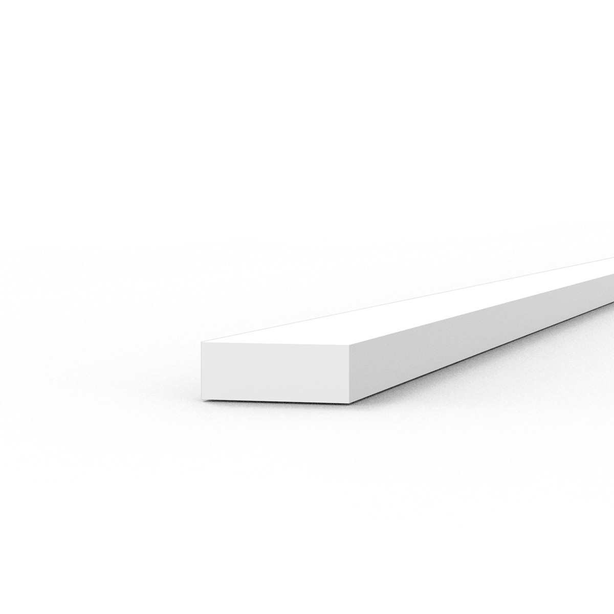 Tiras 0,75 × 2,00 × 350 mm – Tira de Abs – 10 Unidades por Bolsa