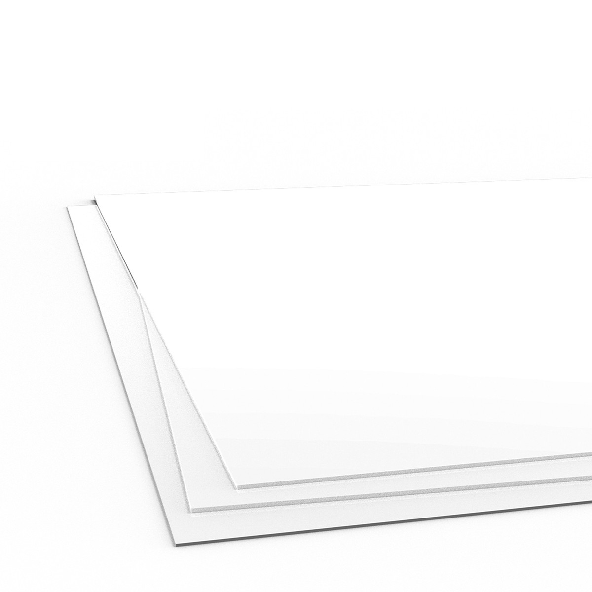 Lámina de Abs de 0,3 mm de Grosor × 245 × 195 mm – 3 Unidades por Bolsa