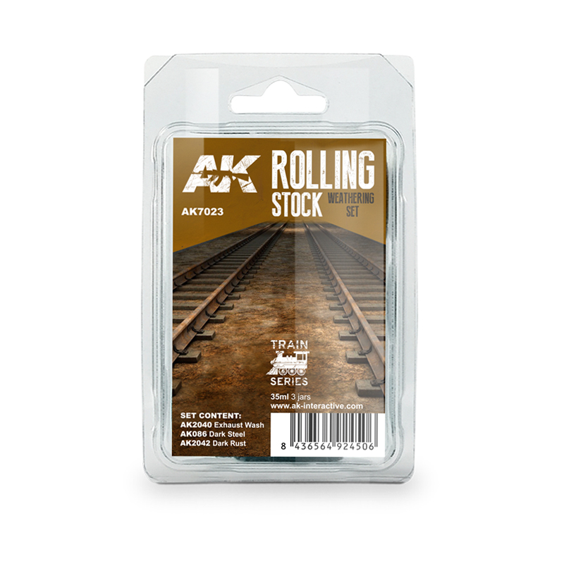 Set de Weathering para Vías de Tren