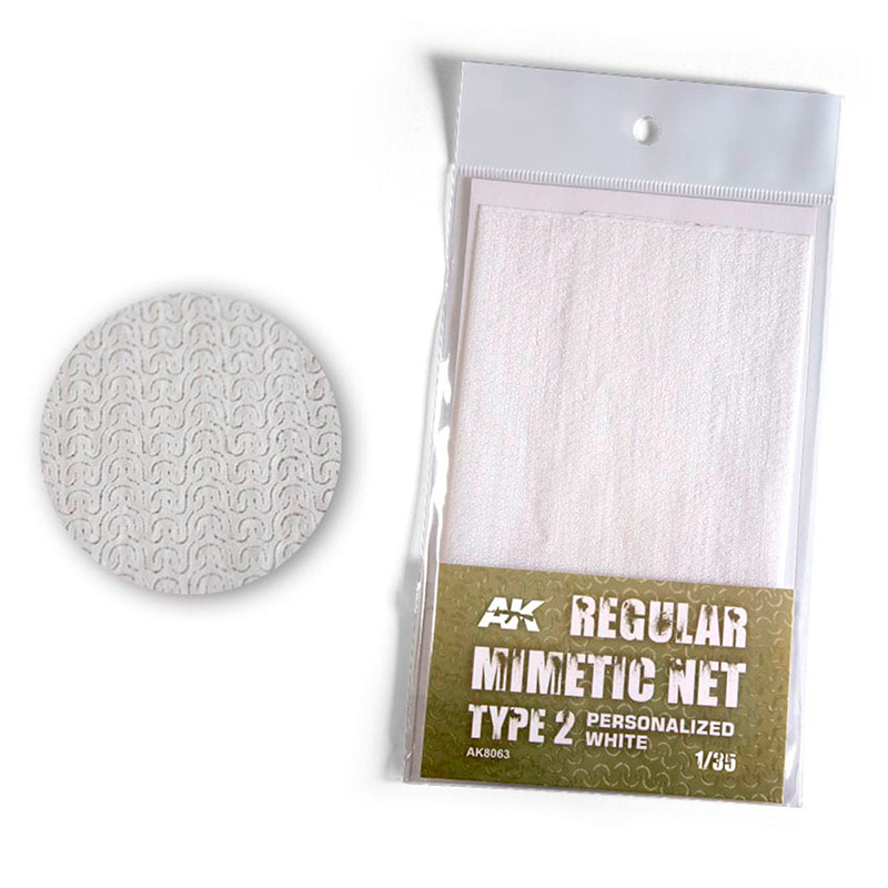 Red de Camuflaje Personalizada Blanca Tipo 2