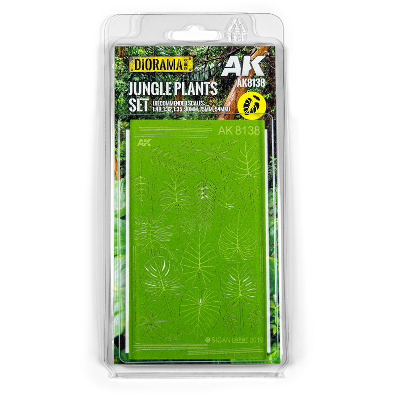 Set de Plantas Selváticas (Jungla) 1/32 y 1/35