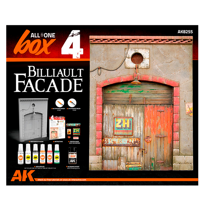 Set Todo en Uno – Caja 4 – Fachada Billiault – 3GEN Pintura Acrilica